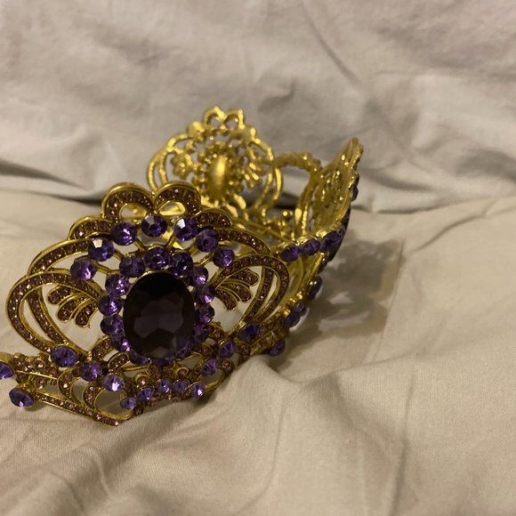 Tiara-Purple/Gold, Wedding, Beauty Pagent